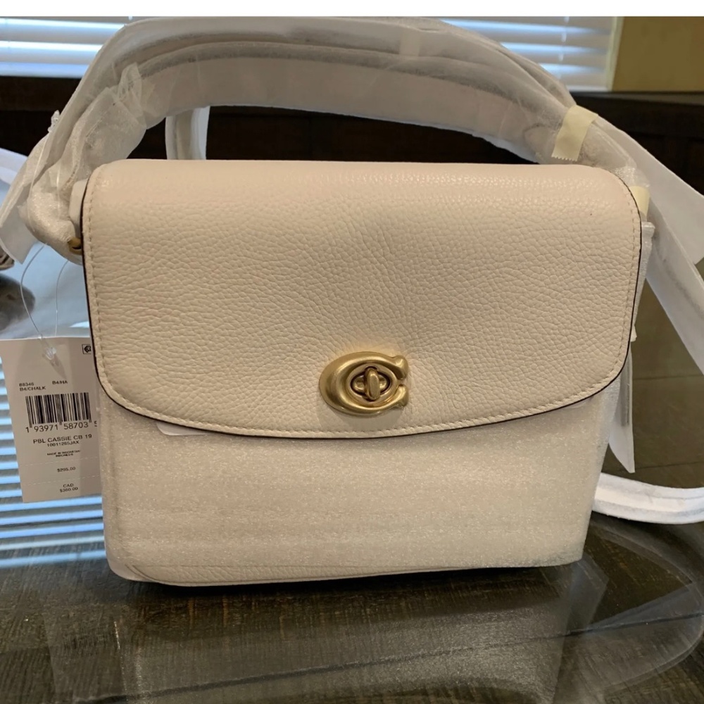 Coach Polished Pebbled Leather Cassie Crossbody 19